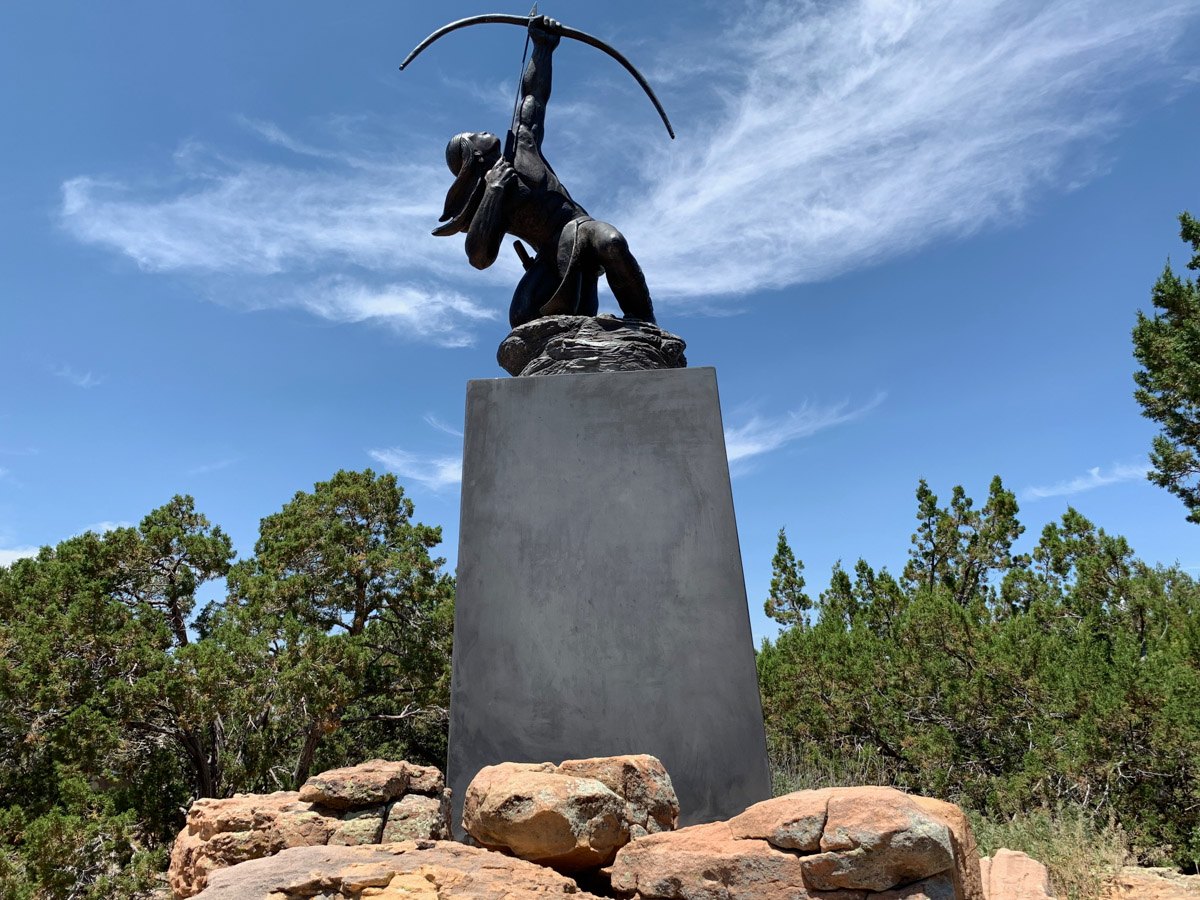 Sculptures by Native American Allan Houser Shine in Santa Fe Desert